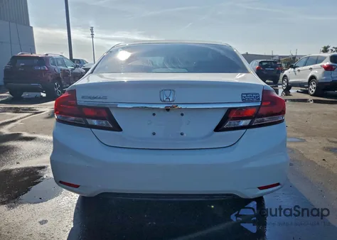 2014 Honda Civic Ex из США, поврежденный, VIN 19XFB2F80EE076331